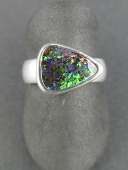 Boulder Opal Ring (Größe 55)